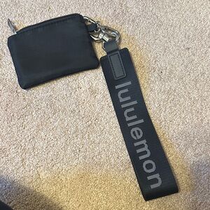 Lululemon Athletica Black Wristlet Pouch